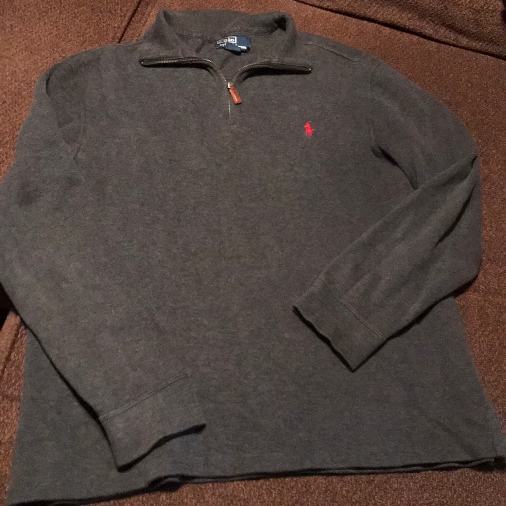 Men’s Gray Medium Ralph Lauren Polo Longsleeve